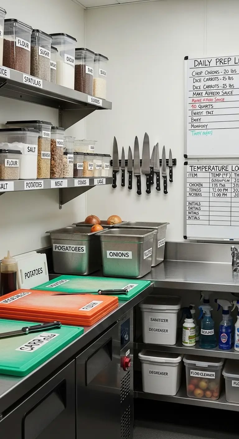 aménagement de cuisine professionnelle